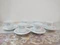12 pcs Clasic Ceramic Tea Cup Set And Saucers Ceramic Tea And Coffee Set For Gift And Home Decoration..
