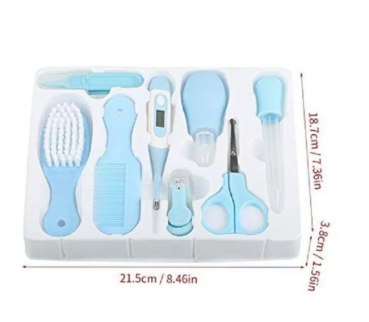 Baby%20Care%20Kit,%208%20Pcs%20Convenient%20Healthcare%20Grooming%20Set%20Essential%20Daily%20Care%20Tool%20Nail%20Clipper%20Manicure%20Safety%20Scissors%20Nose%20Cleaner%20Hair%20Brush%20Comb%20Personal%20Care%20Kit%20for%20Toddler%20Infant(Multicolor)%20-%20Image%204