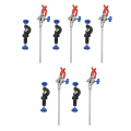 lab stand clamp-5 x 3 finger lab clamp
5 x black lab stand clip-Red & black. 