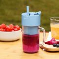 6 Blades Portable Juicer Electric Juicer with Straw Fruit Vegetables Automatic Smoothie Blender Kitchen Tool Food Processor Fitness Travel. 