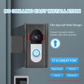 Anti theft doorbell holder is easy to install and compatible with multiple models - black. 