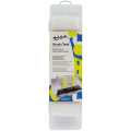 Mont Marte Brush Case Plastic case with clip locks for quick access.
