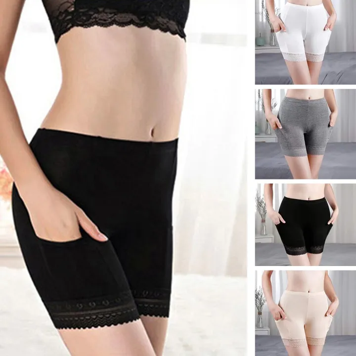 2022%20Underwear%20Shorts%20Women%20Soft%20Cotton%20Lace%20Seamless%20Safety%20Short%20Pants%20Summer%20Under%20Skirt%20Shorts%20With%20Pockets%20Short%20Tights%20-%20Image%205