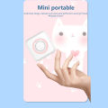 Mini Portable Thermal Printer Bluetooth Pocket Photo Label Printing For Android and iOS.. 