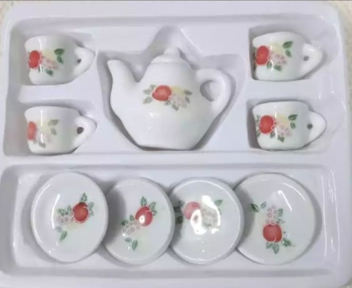 Mini Porcelain toy Tea Set for kids