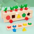 Shape Sorting Educational Toys Wooden Educational Shape Puzzle for Kids Boys.