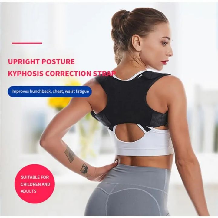 Adjustable Back Shoulder Posture Corrector Belt Clavicle Spine Support Office Sport Upper Back Neck Brace Fitness Back Support