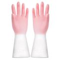 Rubber Gloves Kitchen Cleaning Gloves Waterproof Household Rubber Dishwashing Cleaning Gloves For Dishesand Household Chores. 