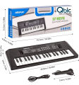 Kids Piano 37 Keys Electronic Music Keyboard with Microphone USB System Educational Musical Toy. 