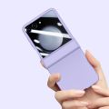 HOCE For ZFlip5 3in1 Hinge Full Screen Film Phone Case for Samsung Galaxy Z Flip 6 Z Flip 5 5G flip5 Cases Shockproof Protection Cover Casing. 