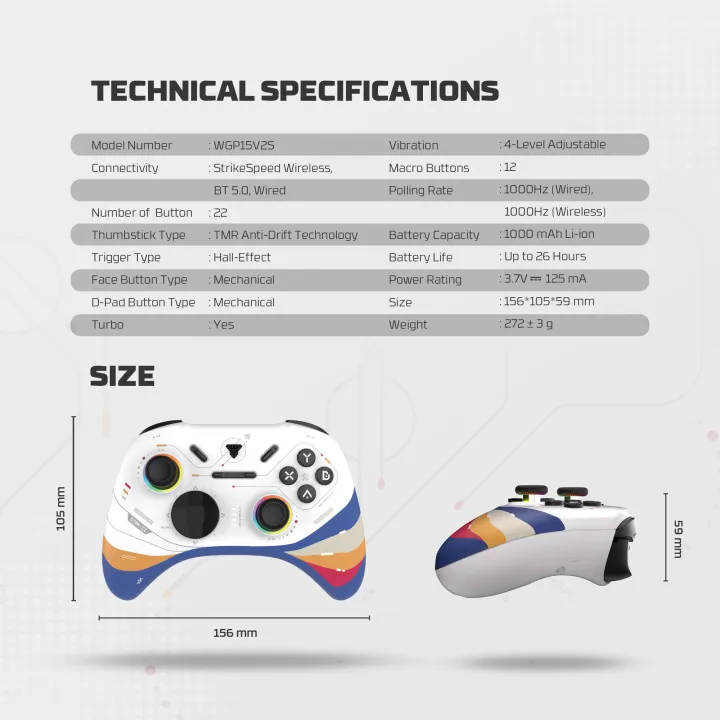 FANTECH%20WGP15V2S%20EOS%20PRO%20II%20SERIES%20MULTI-PLATFORM%20WIRELESS%20GAMING%20CONTROLLER%20STAR%20TWO%20-%20White%20-%20Image%209