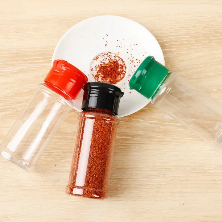 3Pcs%20Plastic%20Spice%20Salt%20Pepper%20Shaker%20Seasoning%20Jar%20Portable%20Camping%20Condiment%20Vinegar%20Bottle%20Kitchen%20Cruet%20100%20Ml%20-%20Image%205