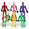 Lucky Robot 13 Action Figure, 3D Printed Multi-Jointed Movable Robot Action Figure, Dummy Robot 13 Action Figure for Kids Adults. 