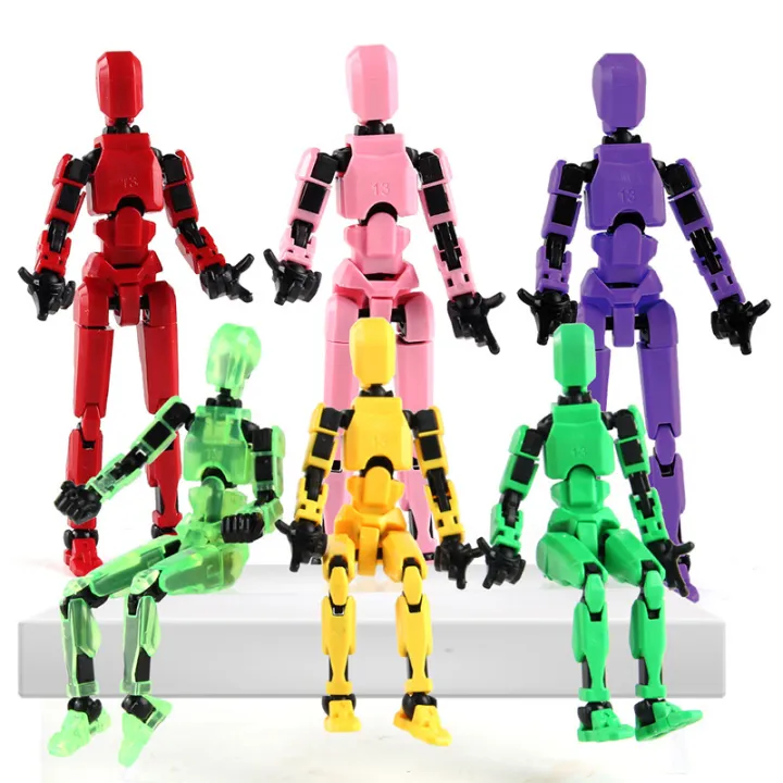 Lucky%20Robot%2013%20Action%20Figure,%203D%20Printed%20Multi-Jointed%20Movable%20Robot%20Action%20Figure,%20Dummy%20Robot%2013%20Action%20Figure%20for%20Kids%20Adults%20-%20Image%203