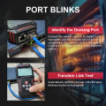 Noyafa Network Cable Tester NF-8209S Cable Tracker LCD Display Poe Checker Cat5 Cat6 Measure Length Wiremap Tester Network Tools.