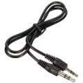 3.5mm Male to Male Stereo Audio Cable - Black.