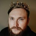 (NEW)OIMG Royal King Crown For Men - Metal Prince Crowns And Tiaras Full Round Birthday Party Hatsmedieval Accessories Gold.