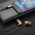 【WJHH】Factory direct sales low price metal subwoofer headphones, mobile phone in-ear headsets, in-line microphones, with microphones.