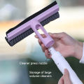 3 in 1 Spray Scrape Wipe Window Squeegee Glass Cleaner Window Wiper Scraper Hudduo.