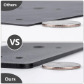 2 PCS,Mending Plate Flat Straight Steel L Shape Bracket, Coated Post to Beam Connectors,. 