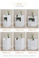 KI9S ultra-narrow 20 bedroom narrow 30 bedside seam storage cabinet 40cm wide ultra-thin chest of drawers small bedside table MP.