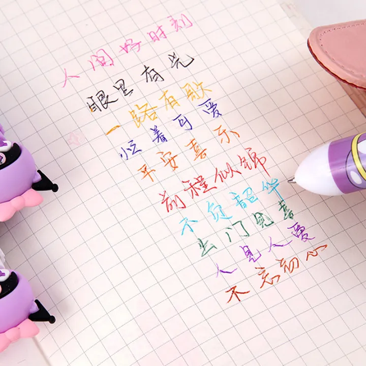 New%20Cute%20Cartoon%20Kuromi%2010%20Color%20Ball%20Pen%20Kawaii%200.7Mm%20Multi%20Color%20Pen%20Writing%20Tool%20Podazz%20-%20Image%205