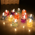 Jelly Candle Multicolor - 6 Pieces. 