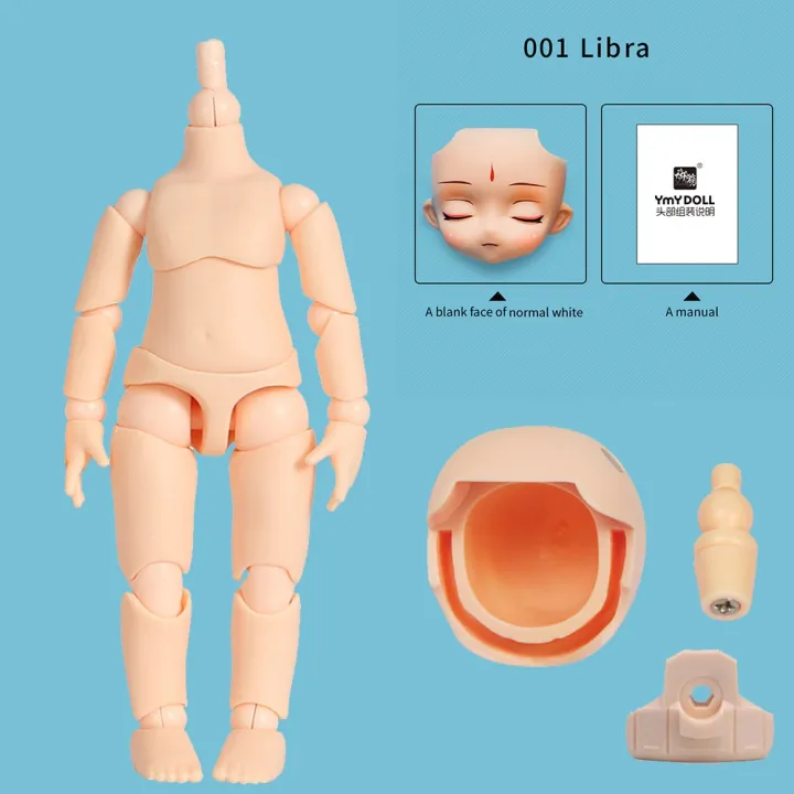 Normal%20White%20OB11%20Doll%20Body%20+%20Head%20+%20Face%2010Cm%20Moveable%20Joints%20Doll%20With%20Makeup%20Replaceable%20Accessories%20For%20Obitsu%2011Gsc%20Head%20-%20Image%206