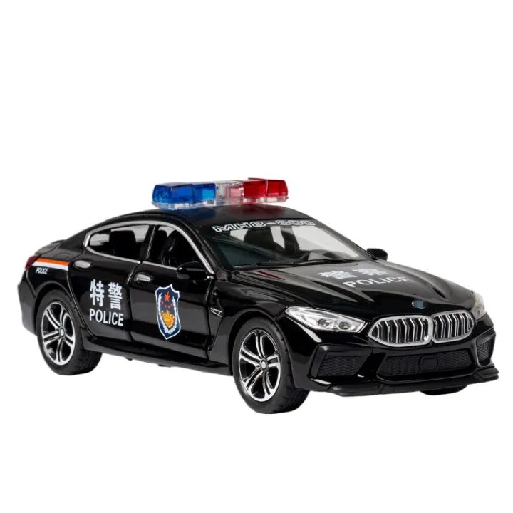 Scale%201/32%20M8%20Police%20Car%20Model%20Toy%20Metal%20Diecast%20with%20Pull%20Back%20110%20Simulation%20Vehicle%20Models%20Doors%20Openable%20Boy%20Collection%20Gift%20-%20Image%207