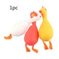 4XBD Realistic Duck Squishy Toy Cartoon Chick Memory Interactive Toy Super Soft for Adult Anxiety Decompress.