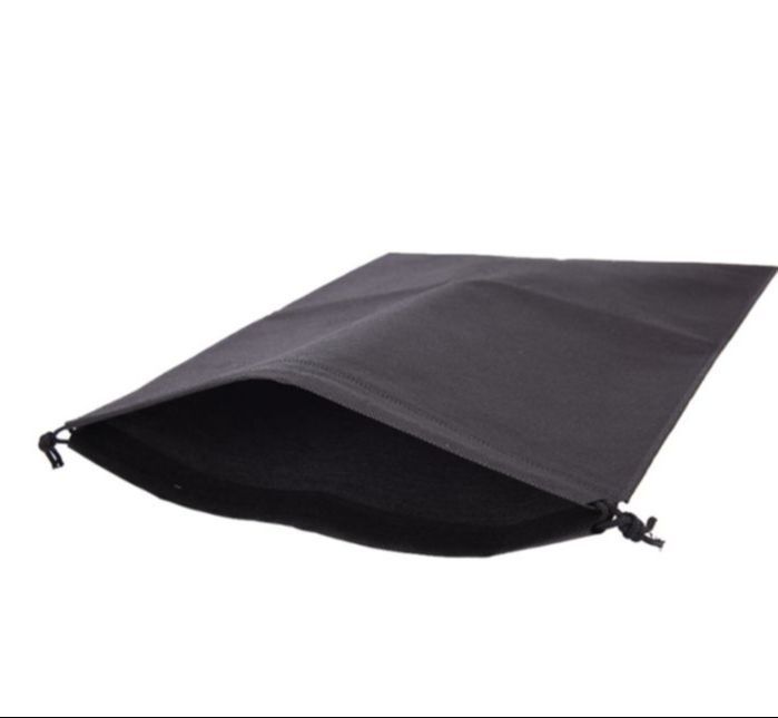 2%20Pcs%20Black%20Nylon%20Camera%20Bag%20Shoe%20Bag,%20Size:%2012%20X%208%20Inch%20-%20Image%203