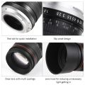 85mm Fixed Focus Camera Lens F1.8 Large Aperture Manual Focus with EF Mount 7 Groups 10 Elements. 