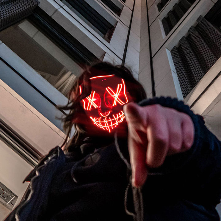 Cosplay%20Halloween%20Purge%20Mask%20Glowing%20Neon%20Led%20Mask%20Masque%20Masquerade%20Party%20Masks%20Flashing%20In%20The%20Dark%20Costume%20Accessories%20-%20Image%203
