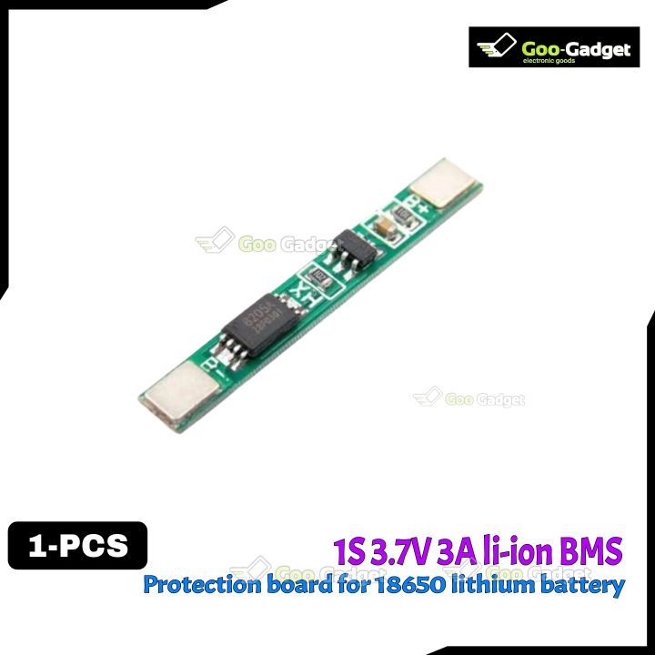 1S 3.7V 3A Li-ion BMS Protection Board for 18650 3.7V lithium ion battery protection - 1 PCS