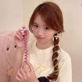 Japanese Fashion Spiral Hair Tie Butterfly Bowknot Telephone Wire Hair Ties For Girls Women Ponytails Head Rope Hair Accessories.