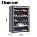 Shoe Rack, Shoe Stand for Home, Shoe Rack with Cover 5 Layer Multipurpose Shoes Stand for Shoe Storage Organizer Cabinet. 