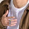 High Quality Men Fashion Jewellery Stainless Steel Round Chain Necklaces.