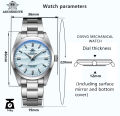 ADDIESDIVE 36mm Top Brand Men's Luxury Watch 316L Stainless Steel Bubble Mirror Glass 100m Waterproof reloj hombre Quartz watch. 
