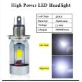 Universal High Power Moto led H4 Led Headlight HS1 led motorbike bulbs H4 led motorcycle Moto light High Low Beam 20W H4 HS1 COB 12V 6500K 2500K Moto bike Head Lamp. 