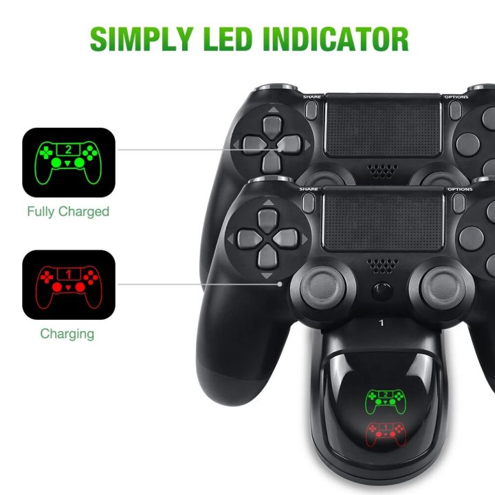 Dual%20Controller%20Charger%20For%20PS4%20Slim%20Pro%20USB%20Fast%20Charging%20Dock%20Station%20with%20LED%20Indicator%20For%20Playstation%204%20Dualshock%204%20Gamepad%20-%20Image%205