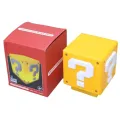 10cm Game Anime Figure LED Lamp Question Mark Brick Night Light Game Statue Decorative USB Charging Desk Lamp Toys Gifts. 