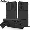 Quiberk for Samsung Galaxy A52/a52s 5G vocabulary case slide camera cover leg hard shockproof armor back casing.