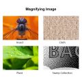 USB Digital Microscope 1600X Magnification Camera 8 LEDs with Stand Portable Handheld Inspection Magnifier. 