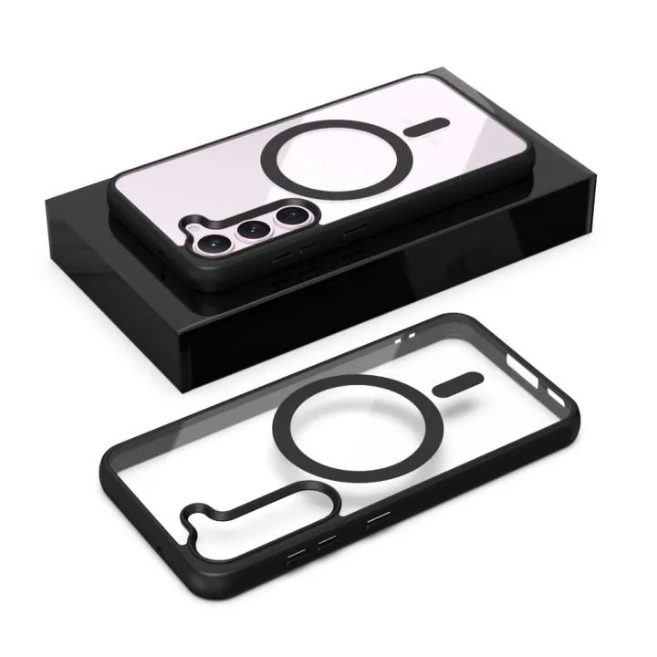 For%20Samsung%20Galaxy%20A17%20A16%20A15%20A06%20A07%20A25%20A26%20A34%20A35%20A36%20A55%20A56%20Mobile%20Cover%20MagSafe%20Compatible%20Shockproof%20Transparent%20Slim%20Fit%20Wireless%20Charging%20supported%20Frosted%20Border%20Phone%20Back%20Case%20Mobile%20Cover%20-%20Image%202