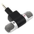 LALA High Performance 3.5mm Jack Portable Mini Mic Digital Stereo Microphone for Recorder Phone Sing Song Karaoke. 