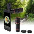 Mobile Telephoto Lens (12X Zoom) - Black. 