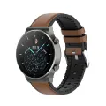 Leather Watchband Strap for Huawei Watch GT2 Pro Bracelet Band 22mm Wristband for Huawei WATCH Gt 2 Pro Brown. 