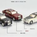 1:24 Rolls Royce Phantom Diecast Alloy Car Luxurious Simulation Toy Vehicles Metal Car 6 Doors Open Model Car Sound Light Toys For Gift. 
