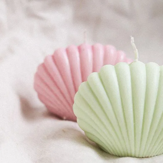 BDYD%203%20pcs%20Seashell%20cute%20candle%20~%20home%20decor%20candle%20night%20dinner%20Large%20-%20Image%204