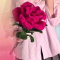 Twist stick flower giant rose bouquet large material package flower one piece wholesale AliExpress manufacturers wholesale. 